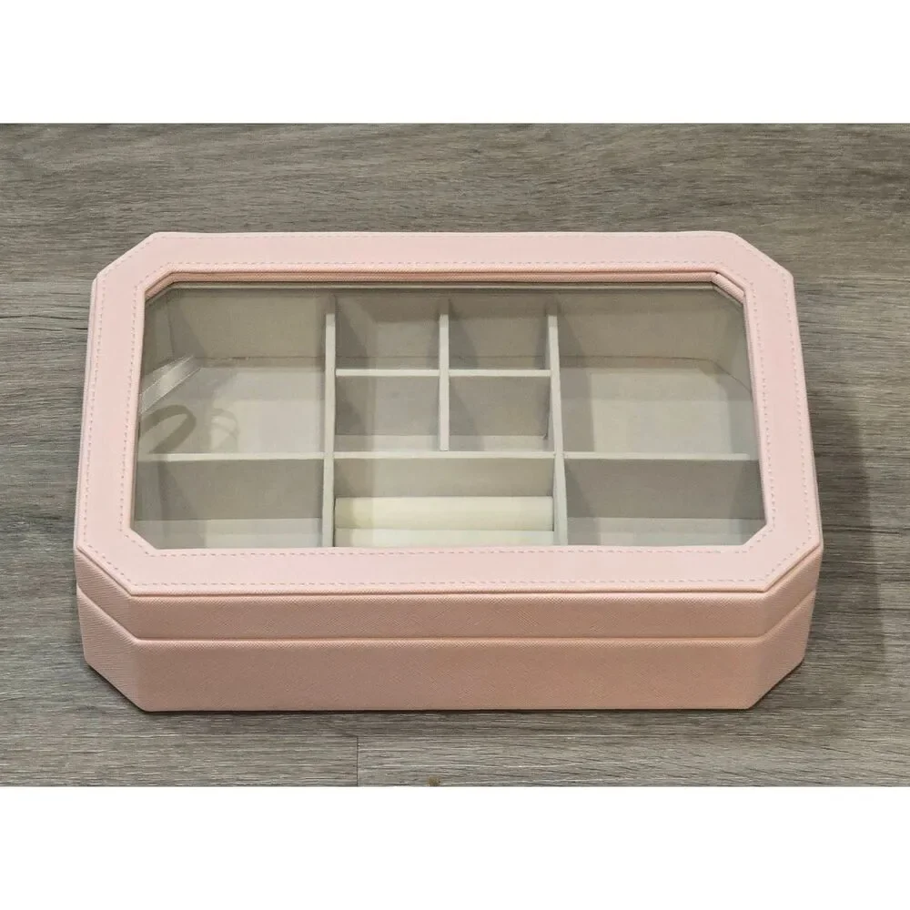At‎ Home Windowed Sectioned Jewelry Storage